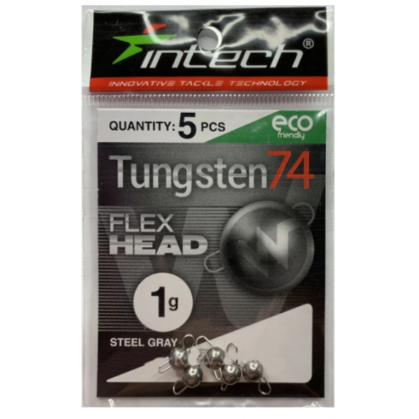 Розбірний груз Intech Tungsten 74 Steel Gray 1.0g (1шт)