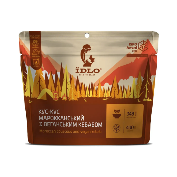Кус-кус марокканський IDLO з веганським кебабом